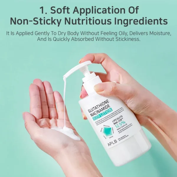 APLB  Glutathione Niacinamide Body Lotion - Image 4